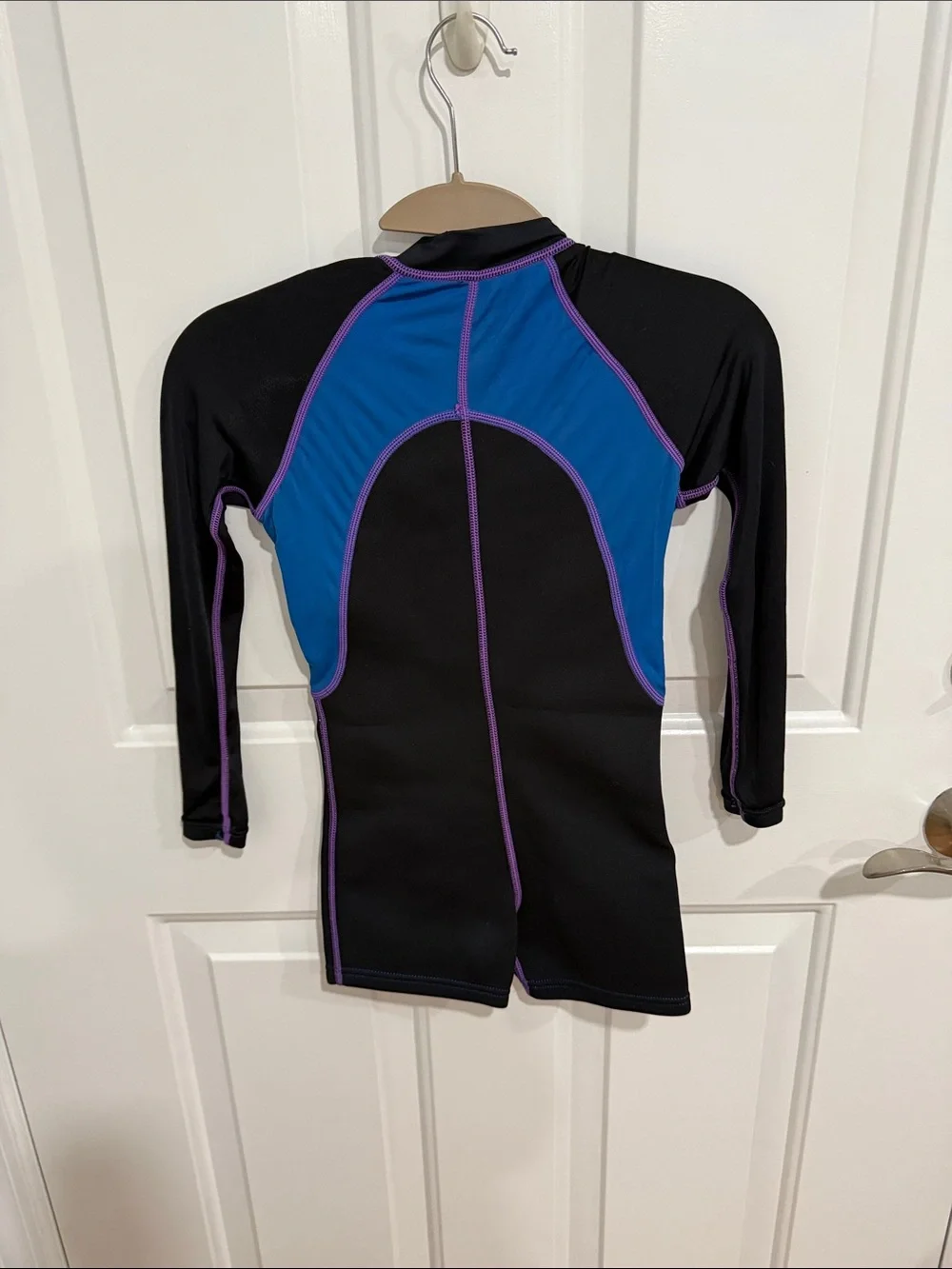 Cressi Kids Black & Blue Long-Sleeve Swim Suit